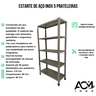 Estante Armário De Aço 30cm 5 Bandejas Suporta 140kg - 2