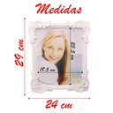 Ver imagem 4 de Porta Retrato Mural Moldura Decorativa 24x29cm