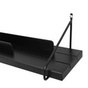 Ver imagem 6 de Prateleira/porta Livros com Metal e Madeira ou Mdf Life - Preto