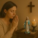 Ver imagem 2 de Imagem Nossa Senhora Das Graças Resina 15 Cm