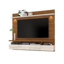 Ver imagem 4 de Painel TV Quelen Naturale-Off White M20 60" 182cm MDP com LED e Portas Basculantes D'Rossi