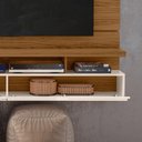 Ver imagem 6 de Painel TV Quelen Naturale-Off White M20 60" 182cm MDP com LED e Portas Basculantes D'Rossi