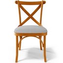 Ver imagem 4 de Kit 04 Cadeiras para Sala de Jantar e Estar Living Estofada Ávila L02 Linho Cinza - Lyam