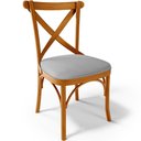 Ver imagem 7 de Kit 04 Cadeiras para Sala de Jantar e Estar Living Estofada Ávila L02 Linho Cinza - Lyam