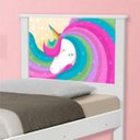 Ver imagem 4 de Cama Juvenil Barcelona Unicórnio Arco Íris