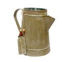 Ver imagem 4 de Vaso Jarro Decor de Metal Rustico Marrom Gratidao 22 Cm