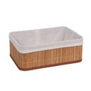 Ver imagem 1 de Cesto Organizador de Bambu Retangular Natural - Jolitex - M