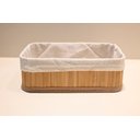 Ver imagem 4 de Cesto Organizador de Bambu Retangular Natural - Jolitex - M