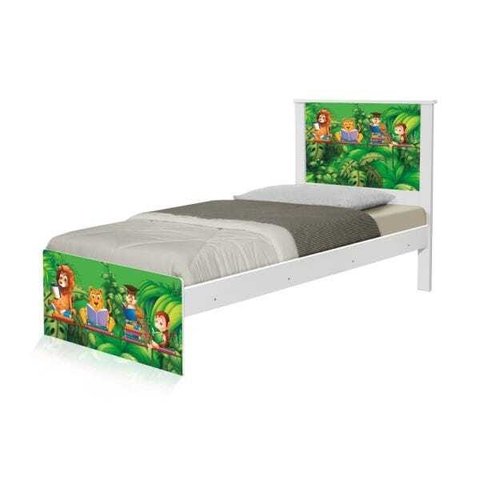 Cama Solteiro Safari com Colchão