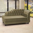Ver imagem 6 de Recamier Diva Chaise Capitone 160 cm Pes MDF Gane SL 945 Veludo Peer