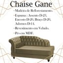 Ver imagem 3 de Recamier Diva Chaise Capitone 160 cm Pes MDF Gane SL 945 Veludo Peer