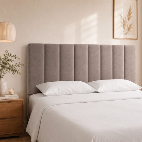 Cabeceira para Cama Box Queen 160cm Cory Veludo Nobre Avelã - Sallar Home