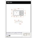 Ver imagem 2 de Pia Inox Fabrinox PSD1000E 100x52cm, cuba esquerda, kit completo