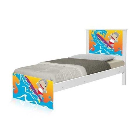 Cama Solteiro Surfista com Colchão