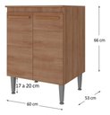 Ver imagem 5 de Balcão Multiuso Cooktop Joia 60cm