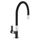 Ver imagem 2 de Torneira De Cozinha Mesa Bancada Tubo Gourmet Black Edition