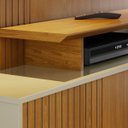 Ver imagem 5 de Painel para Tv Ariel com Rack Ideal para Tv até 65":cumaru e Opala