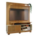 Ver imagem 2 de Painel para Tv Ariel com Rack Ideal para Tv até 65":cumaru e Opala