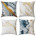 Ver imagem 1 de Kit Capas Almofadas Decorativas Mármore 45x45 - ID Decor