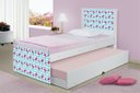 Ver imagem 2 de Cama Bicama Juvenil Flamingo com Colchões
