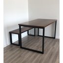 Ver imagem 4 de Mesa Estilo/Modelo Industrial com 1 banco (2,00 x 0,90)