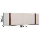 Ver imagem 6 de Painel Suspenso Cabeceira Dobrável Pietro para Cama Box King Size 195cm Boucle:bouclê Bege Marfim