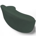 Ver mais imagens de Sofá 3 Lugares Curvo Sala de Estar Living Firenze Direito D02 Linho Verde Musgo 210 cm C-117 - Lyam