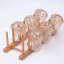 Ver imagem 2 de Porta Prato de Bamboo 6 Divisórias - Cozinha e Bancadas