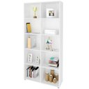 Ver imagem 3 de Kit 02 Estantes Multiuso com 10 Nichos Clean 187x90 Branco - Lyam Decor