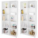 Ver imagem 1 de Kit 02 Estantes Multiuso com 10 Nichos Clean 187x90 Branco - Lyam Decor