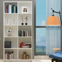 Ver imagem 2 de Estante Multiuso com 10 Nichos Clean 187x90 Branco - Lyam Decor
