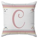 Ver imagem 1 de Kit 3 Capas Almofadas Arco-Iris Nome 45x45 Id Decor:Letra C