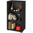 Ver imagem 3 de Kit 02 Estantes Multiuso com 02 Prateleiras Clean 81x45 cm Preto - Lyam Decor