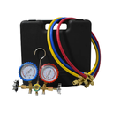 Ver imagem 3 de Manifold com Mangueiras 90cm com Maleta Premium R22/r134/r404 e Manípulos Metálicos