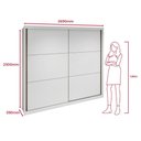Ver imagem 2 de Guarda Roupa Easy Max 2 Portas sem Espelho Branco Lopas