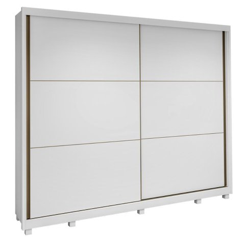 Guarda Roupa Easy Max 2 Portas sem Espelho Branco Lopas