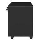 Ver imagem 5 de Gaveteiro para Escritório Office com Rodízios 3 Gavetas Face Preto - Lyam Decor