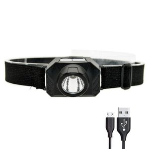 Mini Lanterna de Cabeça 3 Funções de Led Bike Pesca Camping