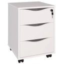 Ver imagem 6 de Gaveteiro para Escritório Office com Rodízios 3 Gavetas Face Branco - Lyam Decor