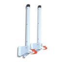 Ver imagem 2 de Varal de Parede Retrátil FlexÃvel 50 cm Tubular Branco