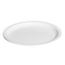 Ver imagem 1 de Prato Elegance Raso Redondo 25cm Branco em Polipropileno Linha Tropical Vem