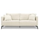 Ver imagem 5 de Sofá 2 Lugares 160cm Pés de Metal Vecchia S06 Linho Natural - Mpozenato