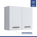 Ver imagem 5 de Cozinha Compacta 7 Portas 3 Gavetas Atenas Kaiki Móveis:Branco