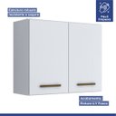 Ver imagem 4 de Cozinha Compacta 7 Portas 3 Gavetas Atenas Kaiki Móveis:Branco