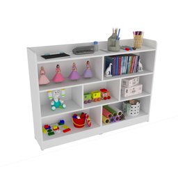 Estante Organizadora Infantil de Brinquedos Poly 100% Mdf Woodcore - 1