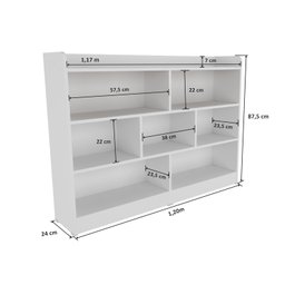 Estante Organizadora Infantil de Brinquedos Poly 100% Mdf Woodcore - 8