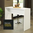 Ver imagem 7 de Bancada Para Cozinha Lux Madesa 115 Cm Branco