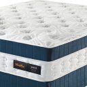 Ver imagem 7 de Cama Box Colchão King Size com Molas Ensacadas Master 193x203x77cm Azul