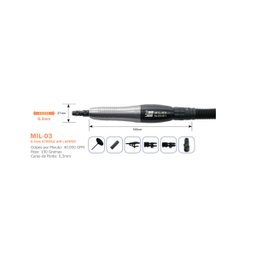 Lapidadora Pneumática Curso Linear de 0,3mm ou 0,7mm - Mil-03 e Mil-07 Politone - 3