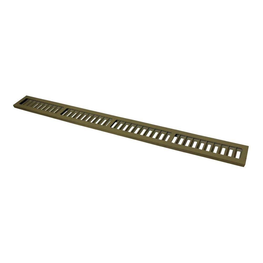 Ralo Grelha Linear com Caixilho em Alumínio Fendi 20x100cm - 1